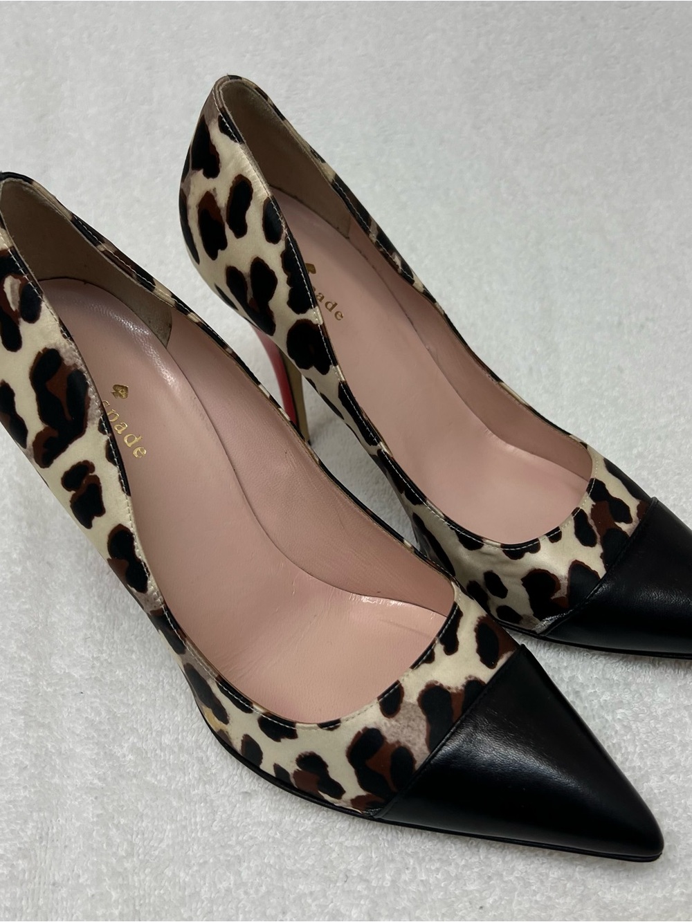 Kate Spade Leopard Print Pointed Toe Heels Sz 8.5
